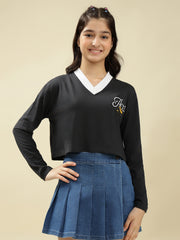 Girls Cotton Crop Top