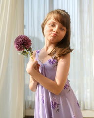 Very Peri Lilac Palazzo Jumpsuit Kids