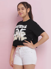 Girls Cotton Crop Top