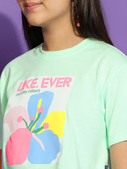 Girls Cotton Crop Top