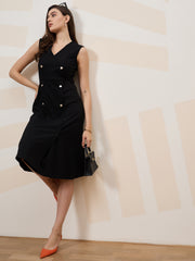 Scuba Formal A-Line Dress
