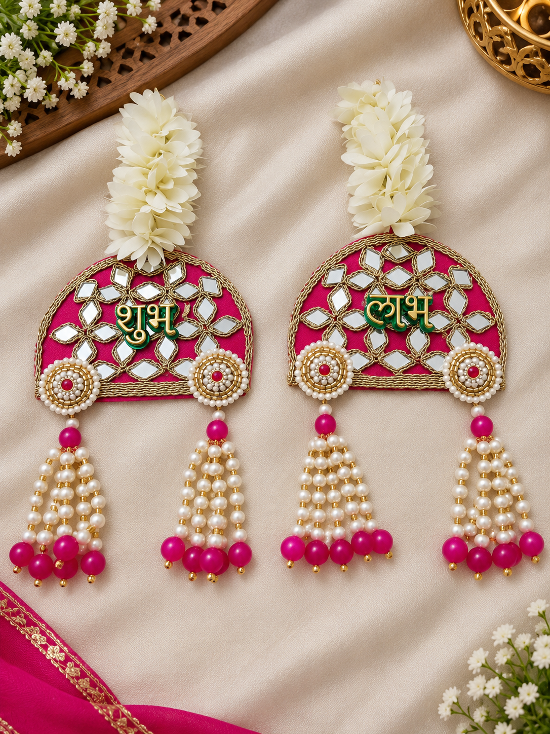 Decorative Subh Labh For Home, Office, Diwali Decoration Traditional Indian Style