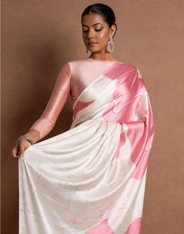 Soft-Modal-Silk-saree-with-stylish-prints-lacoste