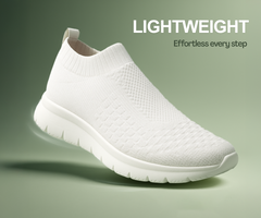 ZONIC Mens Lightweight Knit Sneakers with Memory Insole | Breathable, Anti-Skid Running, Walking & Gym Shoes