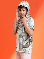 Boys Cotton Hooded T-shirt