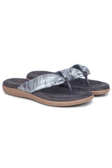 حذاء مسطح رمادي كاجوال ذو مقدمة دائرية سهل الارتداء