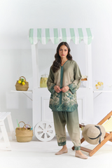 Printed Muslin Co Ord Set