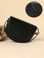 Women's Urban Curve Sling Bag - Midnight Black