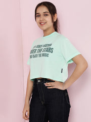 Girls Cotton Crop Top