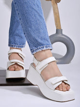 Shoetopia - Comfortable & Sporty White Sandals For Women & Girls