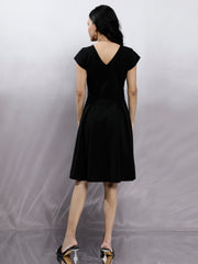Women Black Fit & Flare Dress