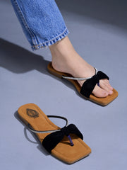 Shoetopia - Stylish Casual Black Flats For Women & Girls