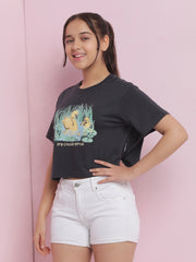 Girls Cotton Crop Top