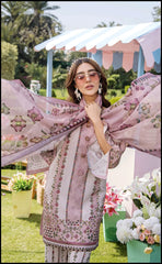 Printed Korean Bsy Co Ord Set With Muslin Dupatta