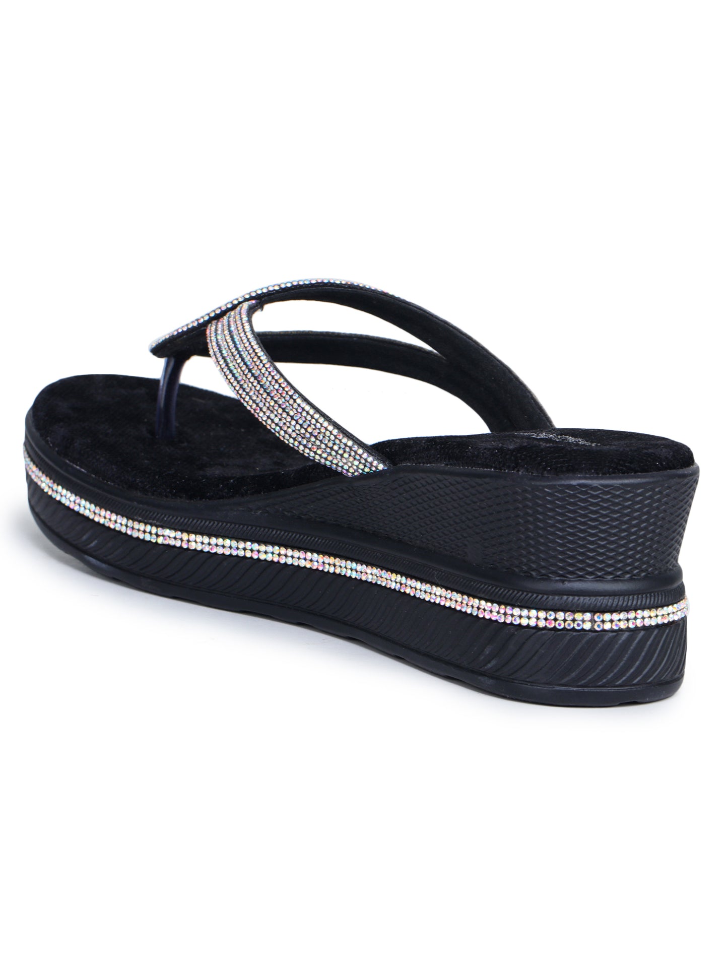 Fashion Open Back Sandal 2 inches Wedge Heels