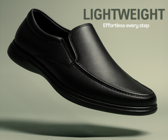 ZOVO Premium Vegan Leather Men's Formal Shoe | Slip On Shoes | Soft Cushioned Insole |Arch Support, Business Casual, Office Wear Shoes