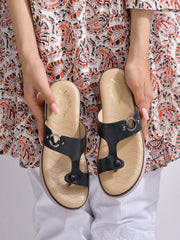 Shoetopia - Comfortable Casual Black Platforms Heels For Women & Girls