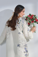 Ethereal Bloom Linen Co-ord Set