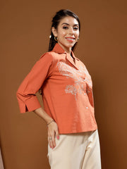 Women Relaxed Opaque Casual Shirt