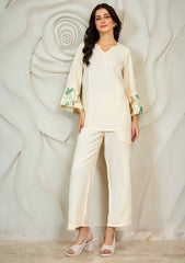 Embroidered Tunic With Trousers Co-Ords