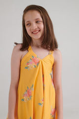 Amber Yellow Palazzo Jumpsuit Kids