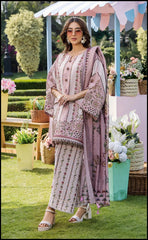 Printed Korean Bsy Co Ord Set With Muslin Dupatta