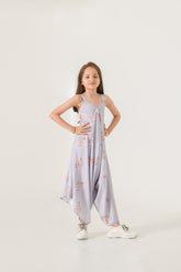 Slate Grey Palazzo Jumpsuit Kids