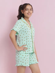 Girls Cotton Night Suits
