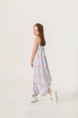 Slate Grey Palazzo Jumpsuit Kids