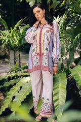 طقم ملابس مطبوع عليه فسيفساء استوائية