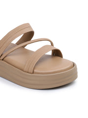 صندل كاجوال أنيق بكعب مسطح مفتوح من الخلف