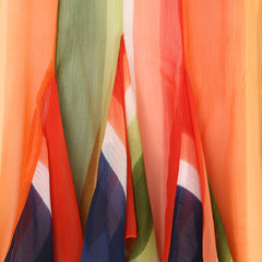 Girls Chiffon Multi Coloured Print Dress