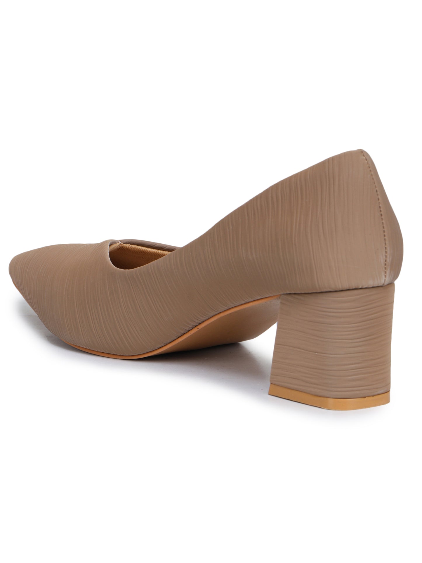 Fashion Closed Back Pumps 2 inches Block Heels
