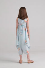 Baby Blue Palazzo Jumpsuit Kids