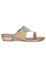 Shezone - Casual Fashion Sandals 1 Inch Block Open Back Round Toe Heels