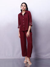 Embellished Shirt With Trouser Co-Ords