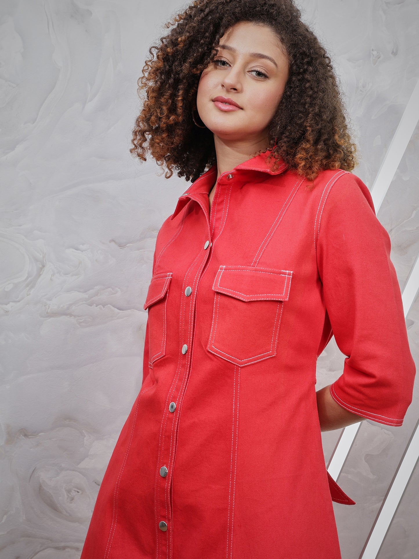 Denim Shirt Dress