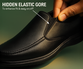 ZOVO Premium Vegan Leather Men's Formal Shoe | Slip On Shoes | Soft Cushioned Insole |Arch Support, Business Casual, Office Wear Shoes