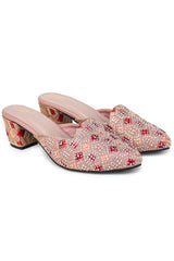 Women Casual Fashion Open Back Sandals - 2 inches Block Heels