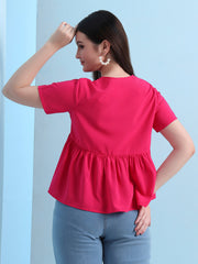 casual raglan sleeves solid women top 8