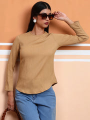 casual regular sleeves solid women top 4