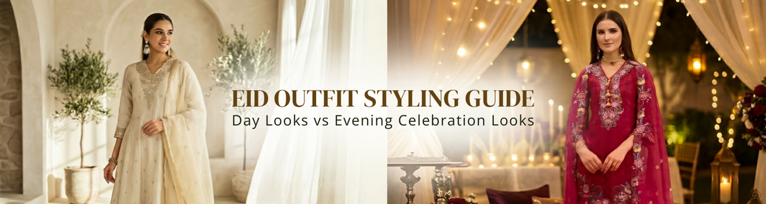 Eid Outfit Styling Guide for Women: Day Looks vs Evening Celebration Looks