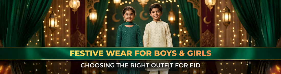 Festive Wear for Boys & Girls: Choosing the Right Outfit for Eid