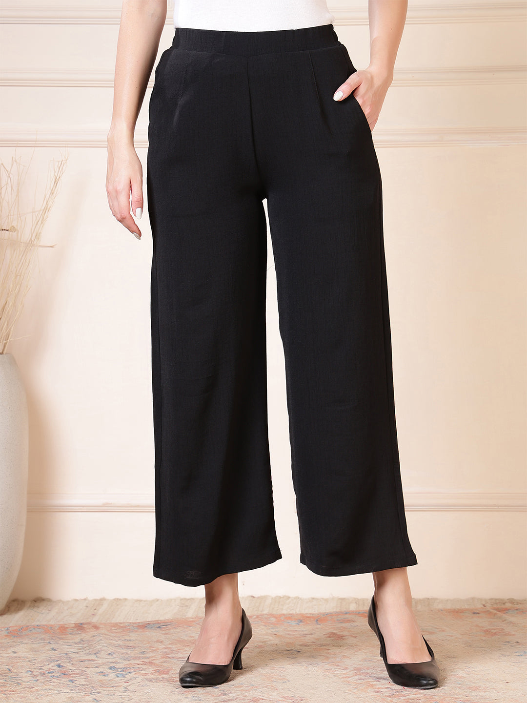 women high waist wide leg palazzo pants 2