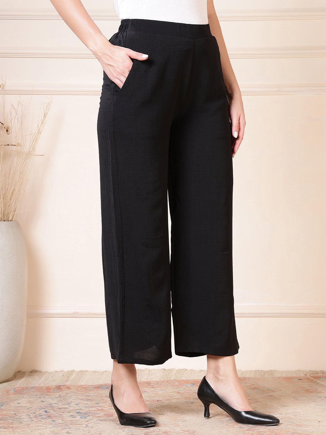 women high waist wide leg palazzo pants 2
