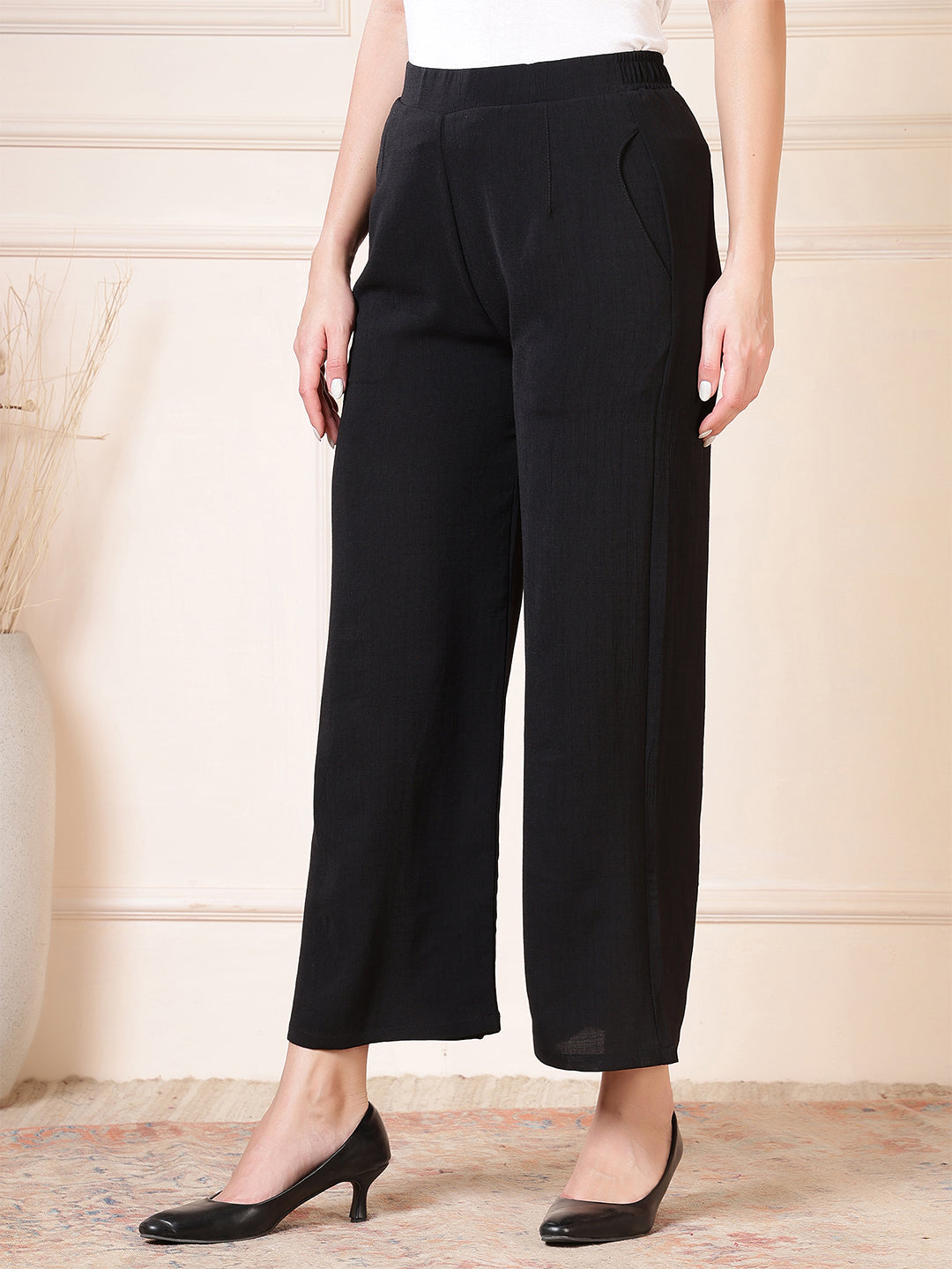 women high waist wide leg palazzo pants 2