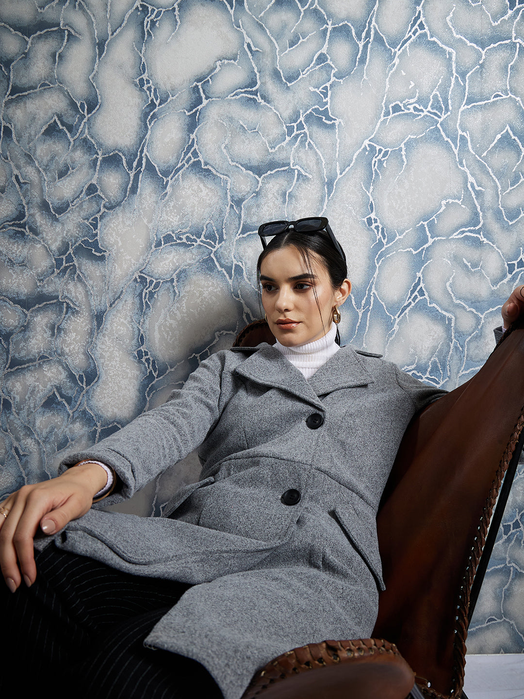 athena single breasted trench coat