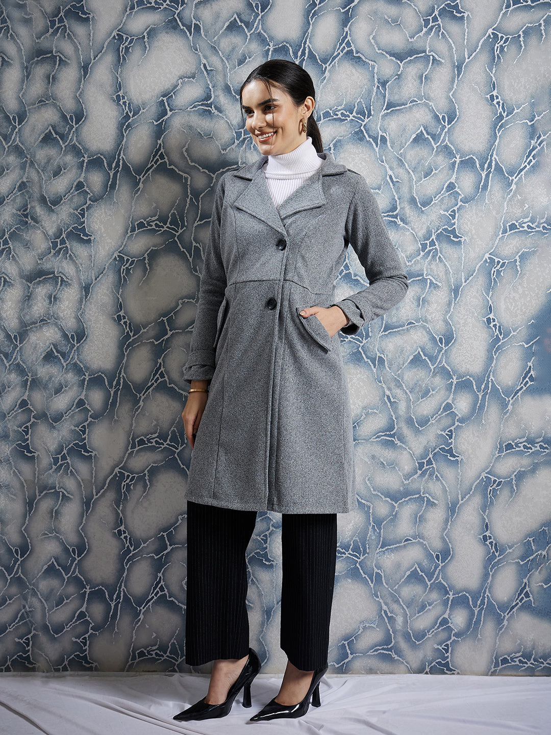 athena single breasted trench coat