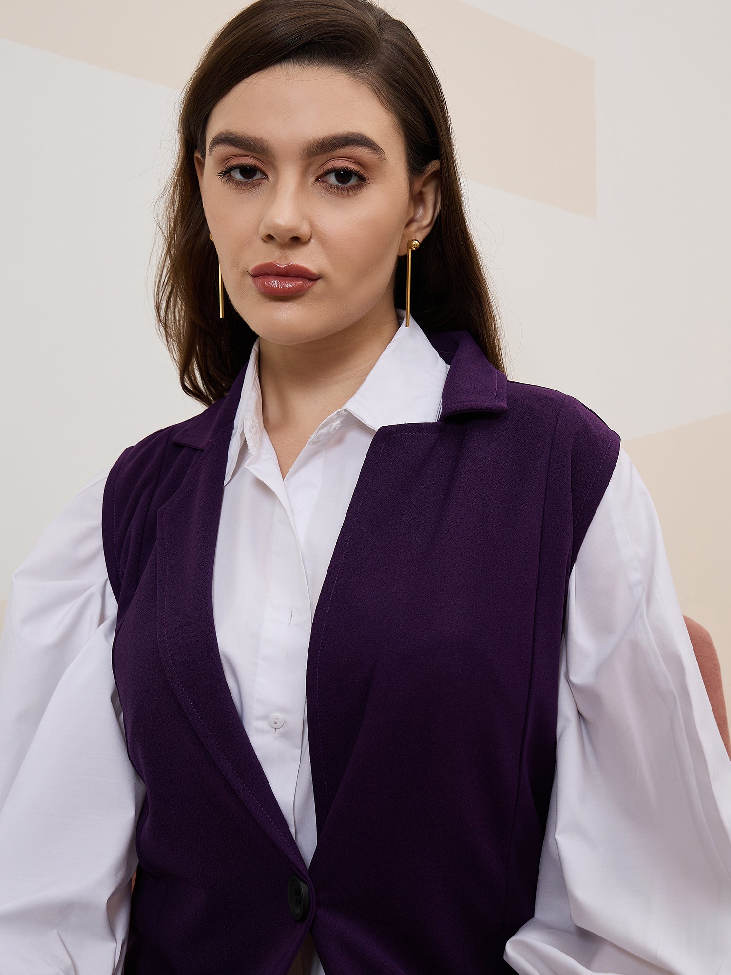 athena immutable v neck sleeveless slim fit blazer with trousers 2