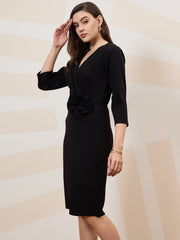 athena immutable scuba formal dress